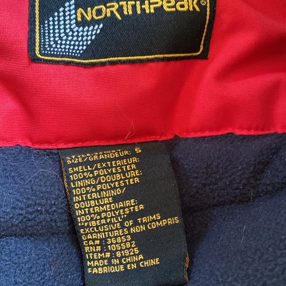 NorthPeak Kids Snowsuit, Jacket and Pants Size 5 - Picture 15 of 16